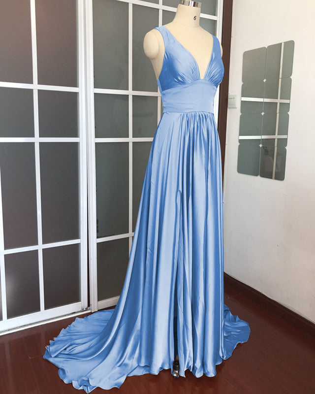 Bridesmaid Dresses Light Blue