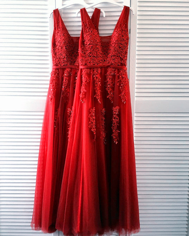 Red Tulle Bridesmaid Dresses