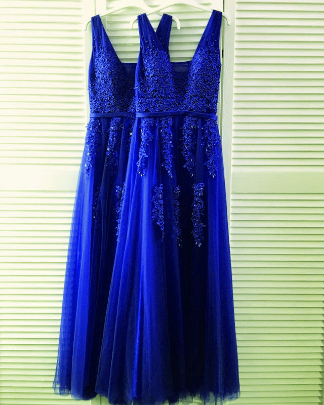 Royal Blue Tulle Bridesmaid Dresses