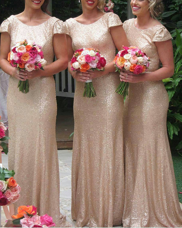 Rose Gold Bridesmaid Dresses