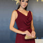 Burgundy Bridesmaid Dresses Chiffon