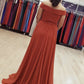 Rust Evening Gown