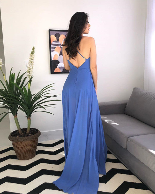 Cross Back Bridesmaid Dresses