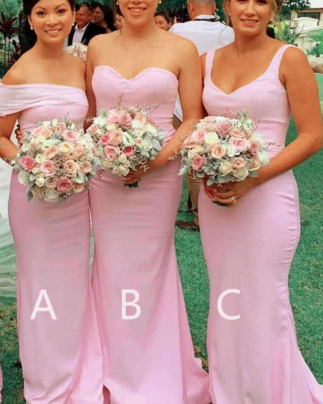 Mixed Style Bridesmaid Dresses