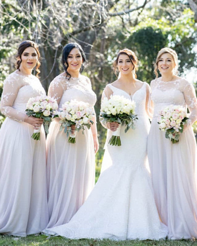 Sleeved Bridesmaid Dresses