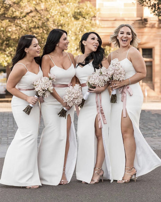 White Bridesmaid Dresses