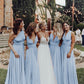 Mixed Bridesmaid Dresses Light Blue