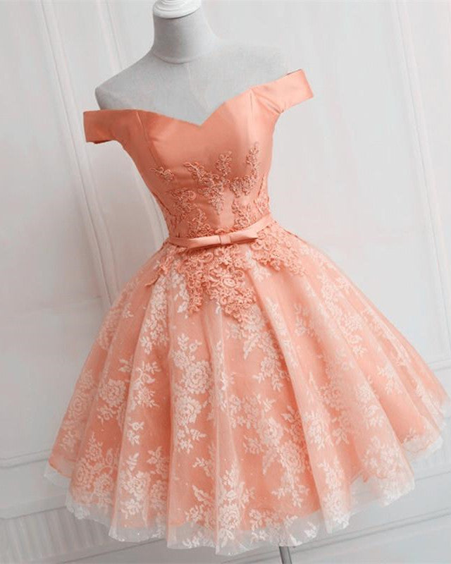 Coral Bridesmaid Dresses Short