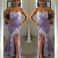 Sweetheart Mermaid Bridesmaid Dresses Lavender