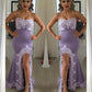 Sweetheart Mermaid Bridesmaid Dresses Lavender