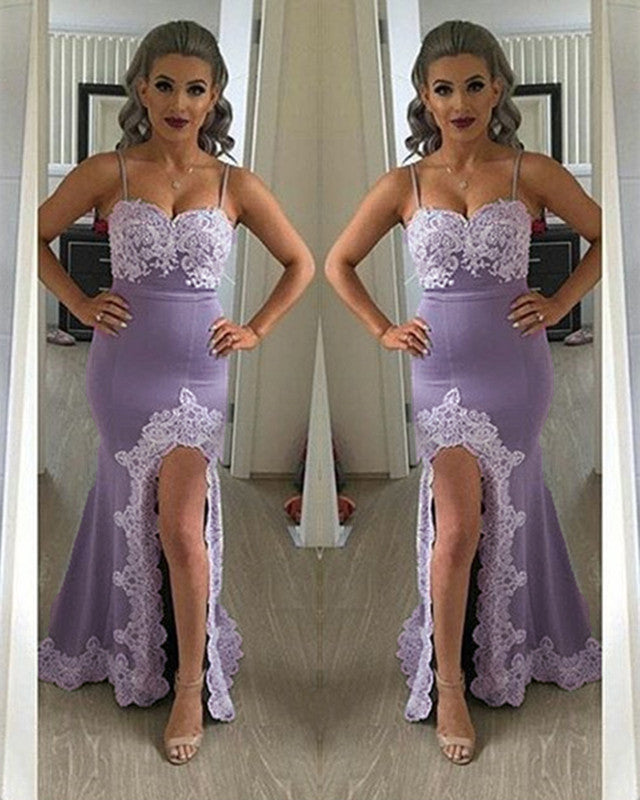 Sweetheart Mermaid Bridesmaid Dresses Lavender