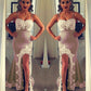 Sweetheart Mermaid Bridesmaid Dresses Nude