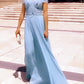 Chiffon Prom Dresses Light Blue
