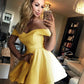 Yellow Bridesmaid Dresses Short
