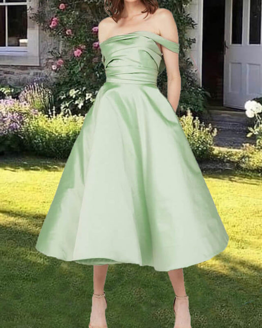 Sage Midi Bridesmaid Dresses