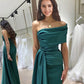 Sheath One Shoulder Satin Gown