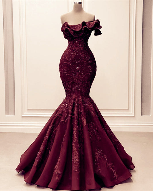 Burgundy Prom Dresses 2022