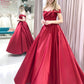 Burgundy Formal Dresses 2021