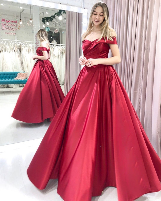 Burgundy Formal Dresses 2021