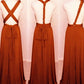 Burnt Orange Inifity Dresses Bridesmaid