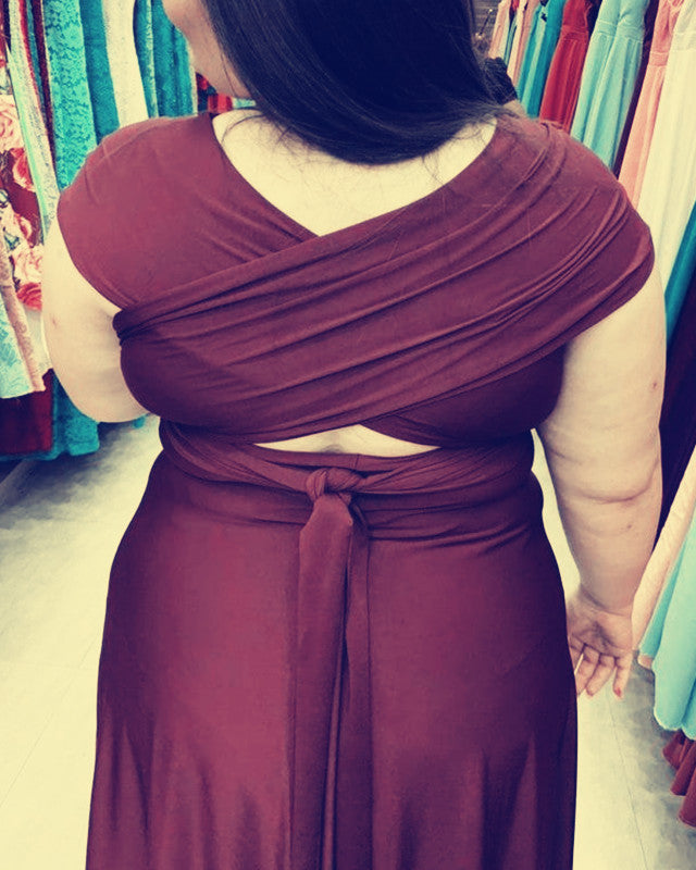 Cabernet Plus Size Bridesmaid Dresses Infinity