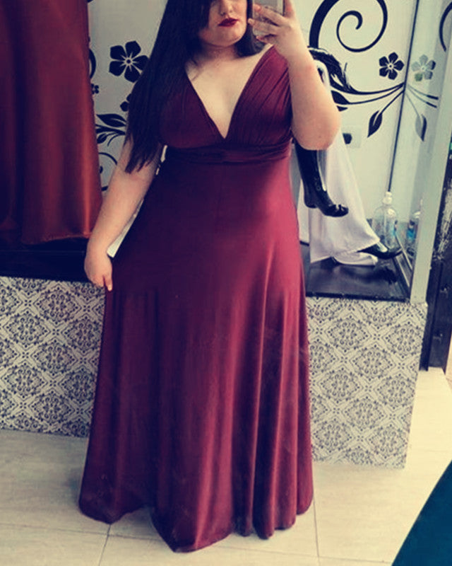 Cabernet Plus Size Bridesmaid Dresses Infinity