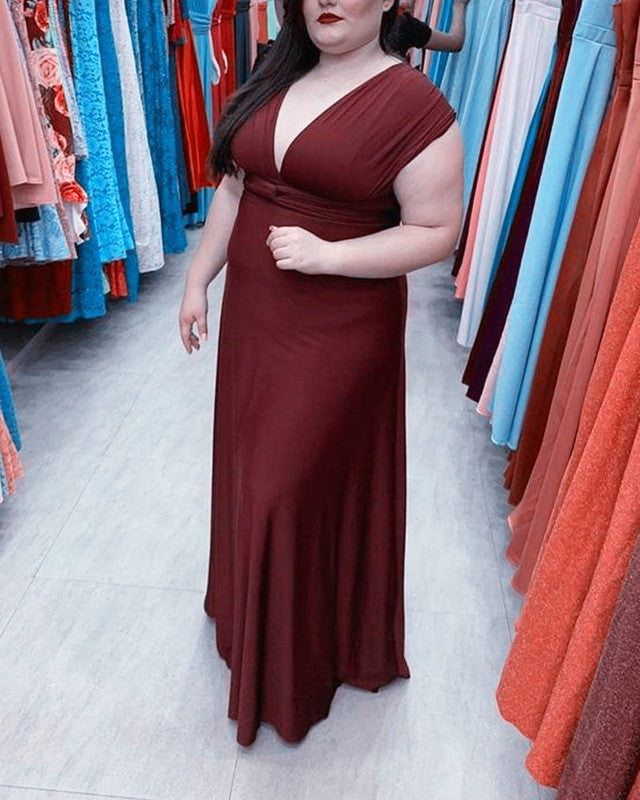 Cabernet Plus Size Bridesmaid Dresses Infinity