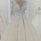Lace Princess Wedding Dresses Cap Sleeves