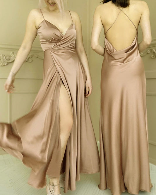 Champagne Bridesmaid Dresses Cheap