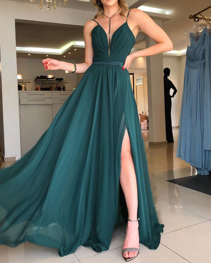 Emerald Green Bridesmaid Dresses Long