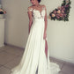 Boho Wedding Dress With Slit