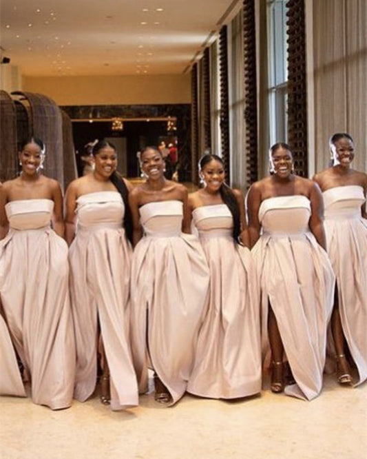 Dusty Pink Bridesmaid Dresses