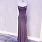 Cowl Neck Mermaid Bridesmaid Dresses Multi-Straps