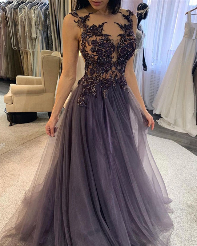 Dusty Purple Prom Dresses