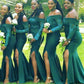 Emerald Green Bridesmaid Dresses With Sleeves