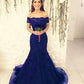 Navy Blue Evening Dress Mermaid