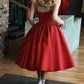 Short Red Evening Dress