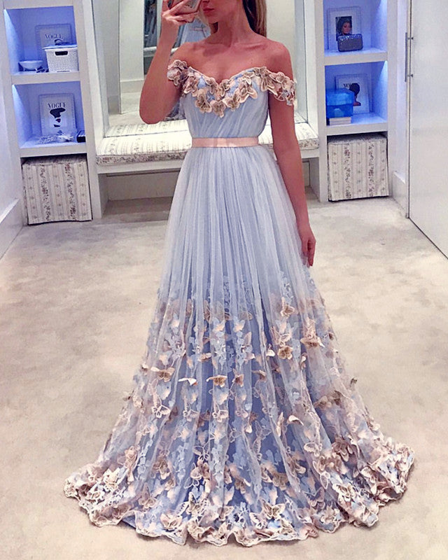 Light Blue Prom Dresses 2021