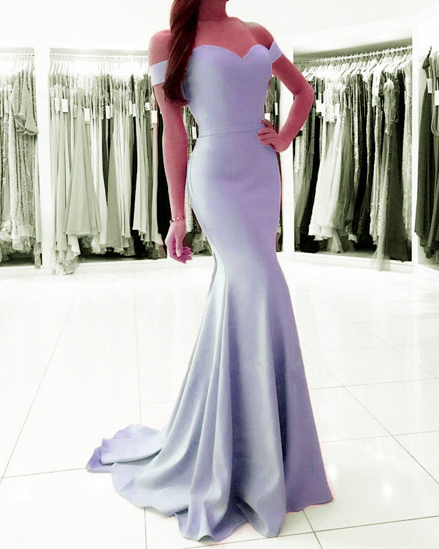 Lavender Prom Dresses Mermaid