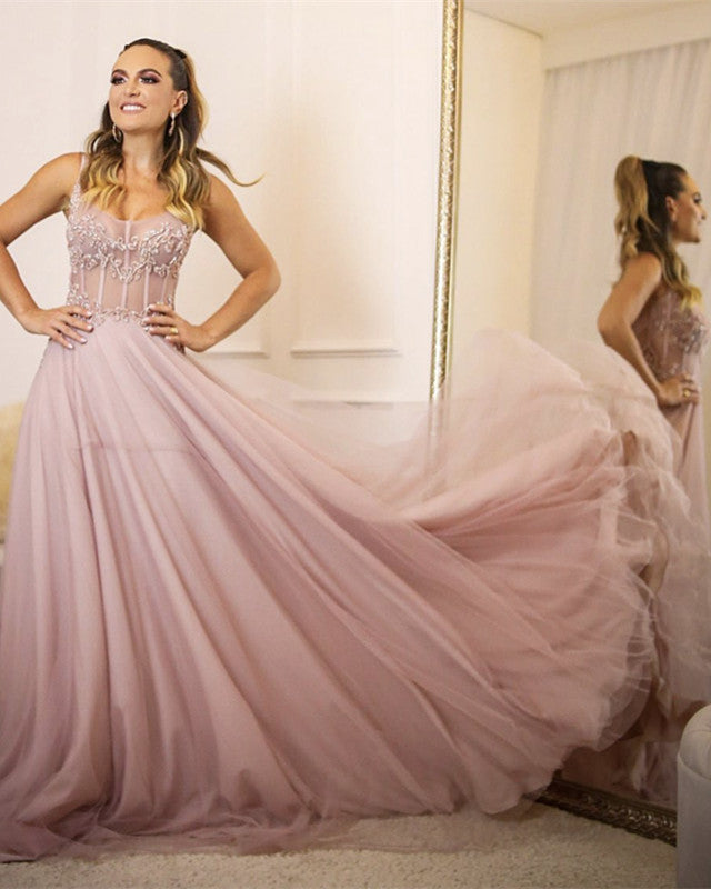 See Through Prom Dresses