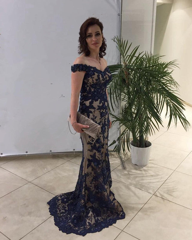 Navy Blue Mother Of The Bride Dresses