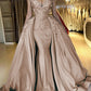 Mermaid Champagne Evening Dress