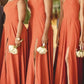 Fall Terracotta Bridesmaid Dresses