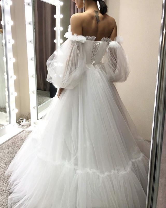 Tulle Wedding Dress Bohemian