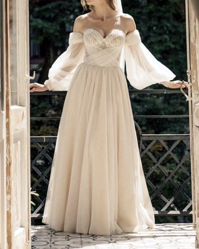 Flowy Boho Wedding Dress