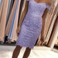 Lavender Lace Homecoming Dresses