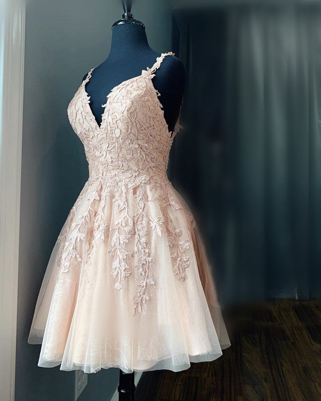 Blush Pink Homecoming Dresses