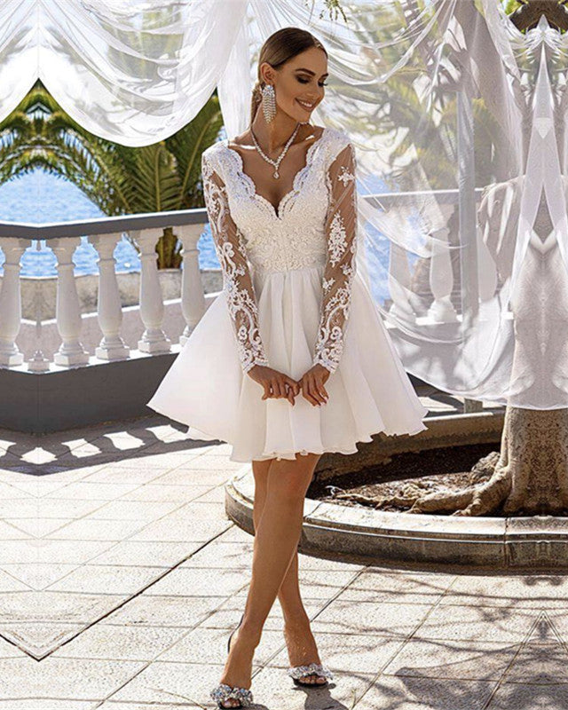 Long Sleeves Homecoming Dresses