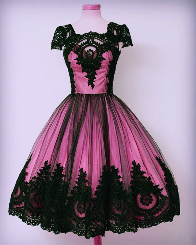 Vintage Pink Prom Dresses