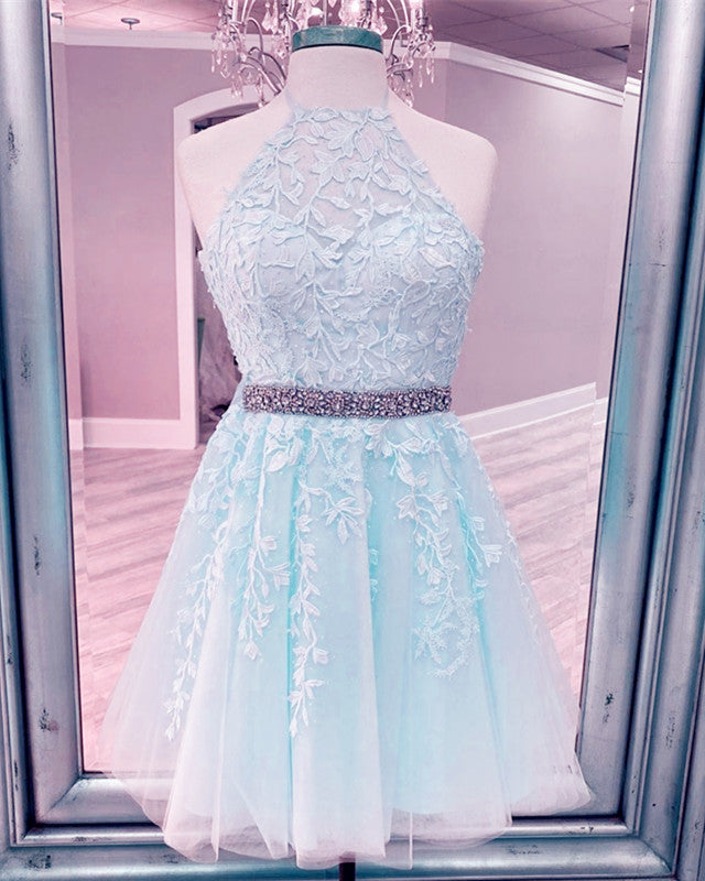 Light Blue Homecoming Dresses 2020